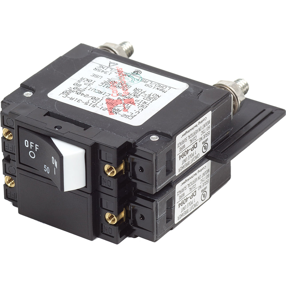 Blue Sea Systems UL-489 Circuit Breaker, 50A Raised Rocker