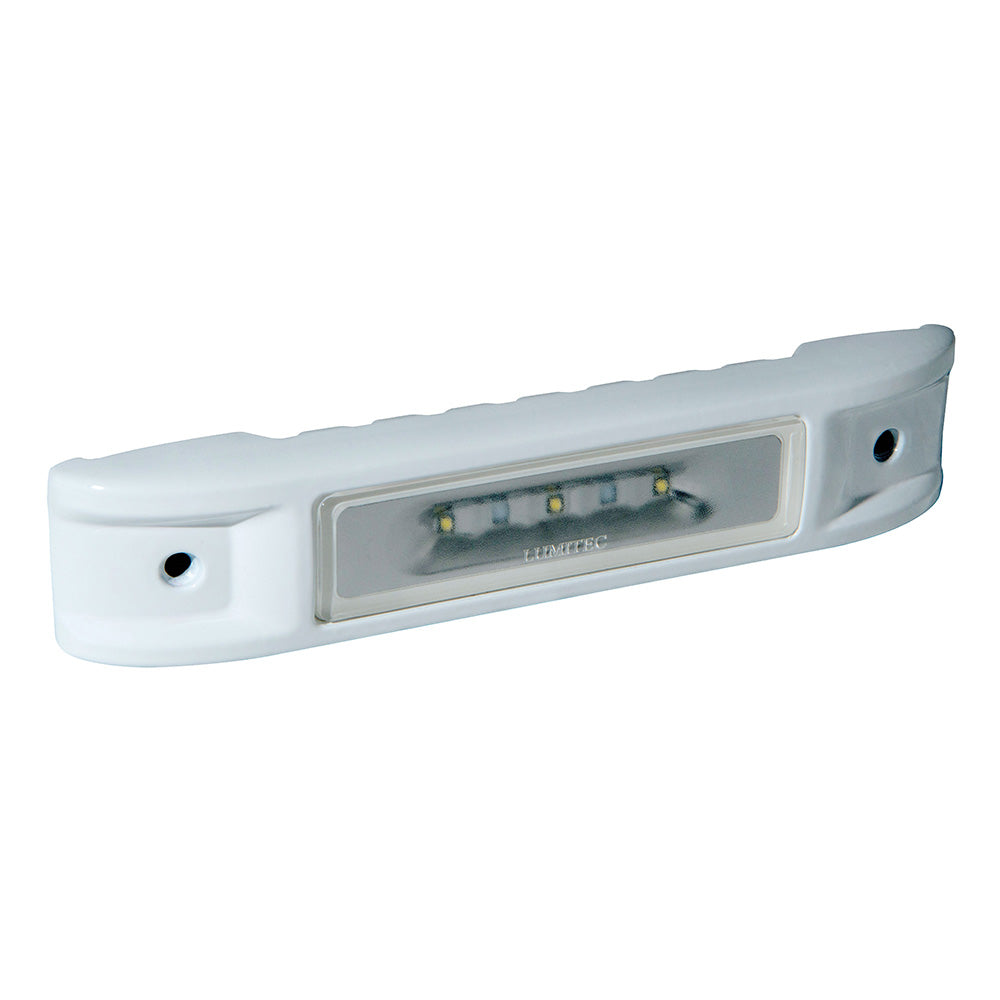 Lumitec Ibiza LED Engine Room Light, Blue/White Dimming, White Finish