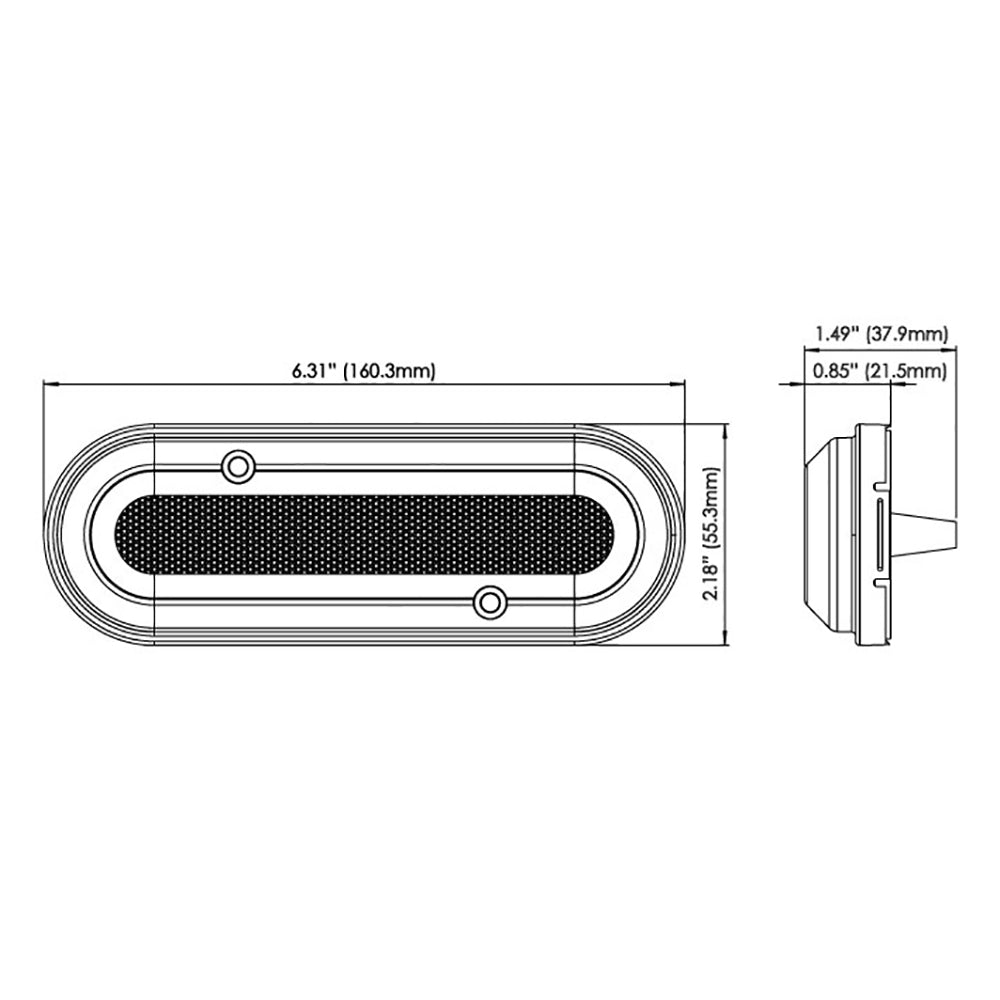 OceanLED M6 Gen2 Mast Light, Warm White – 660 Lumens