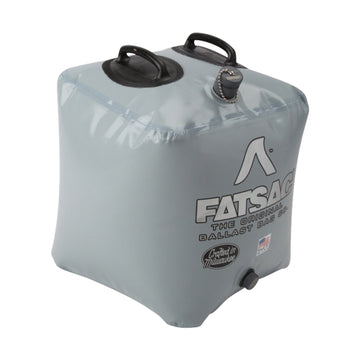 FATSAC Fat Brick Ballast Bag, 155 lbs, 16"x16"x16", Gray – Made in USA