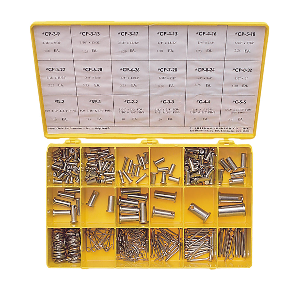 C. Sherman Johnson Cotter, Ring & Clevis Pin Parts Kit, 37-503