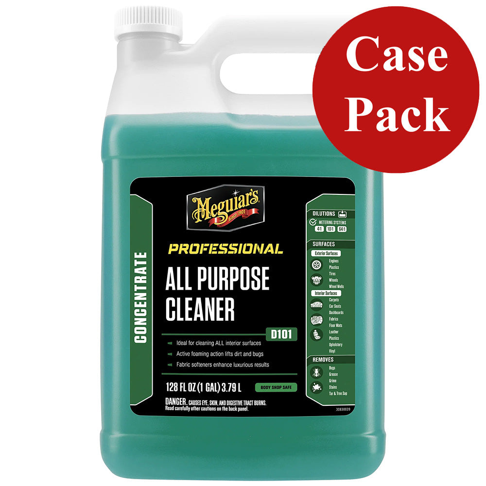 Meguiar's D10101 Detailer All Purpose Cleaner, 1 Gallon Bottles (Case of 4)
