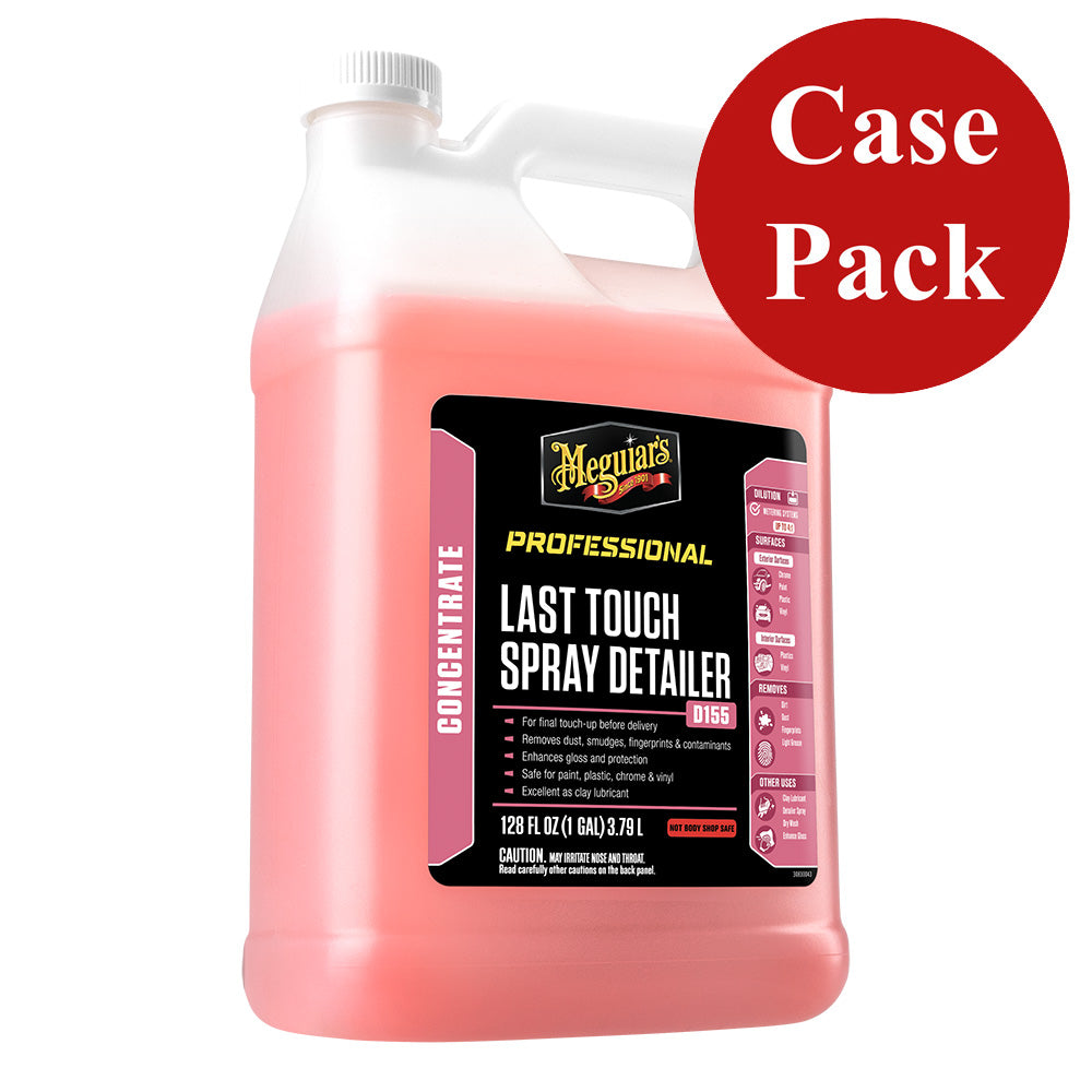 Meguiar's Last Touch Spray Detailer, 1-Gallon Case of 4