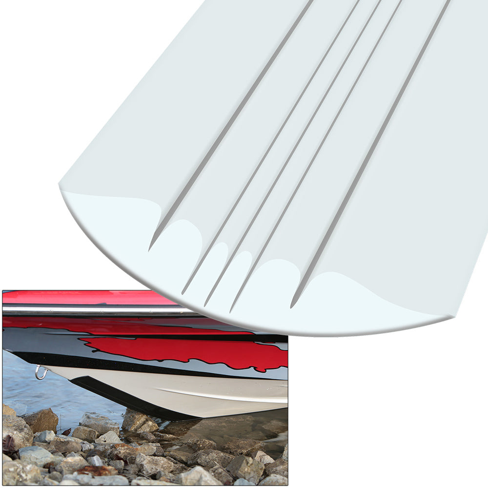 Megaware KeelGuard 9' White Keel Protector, Max Boat 24' – Lifetime Warranty
