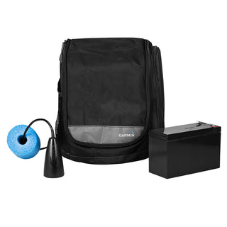 Garmin 010-12462-10 Small Portable Ice Fishing Kit, CHIRP Transducer