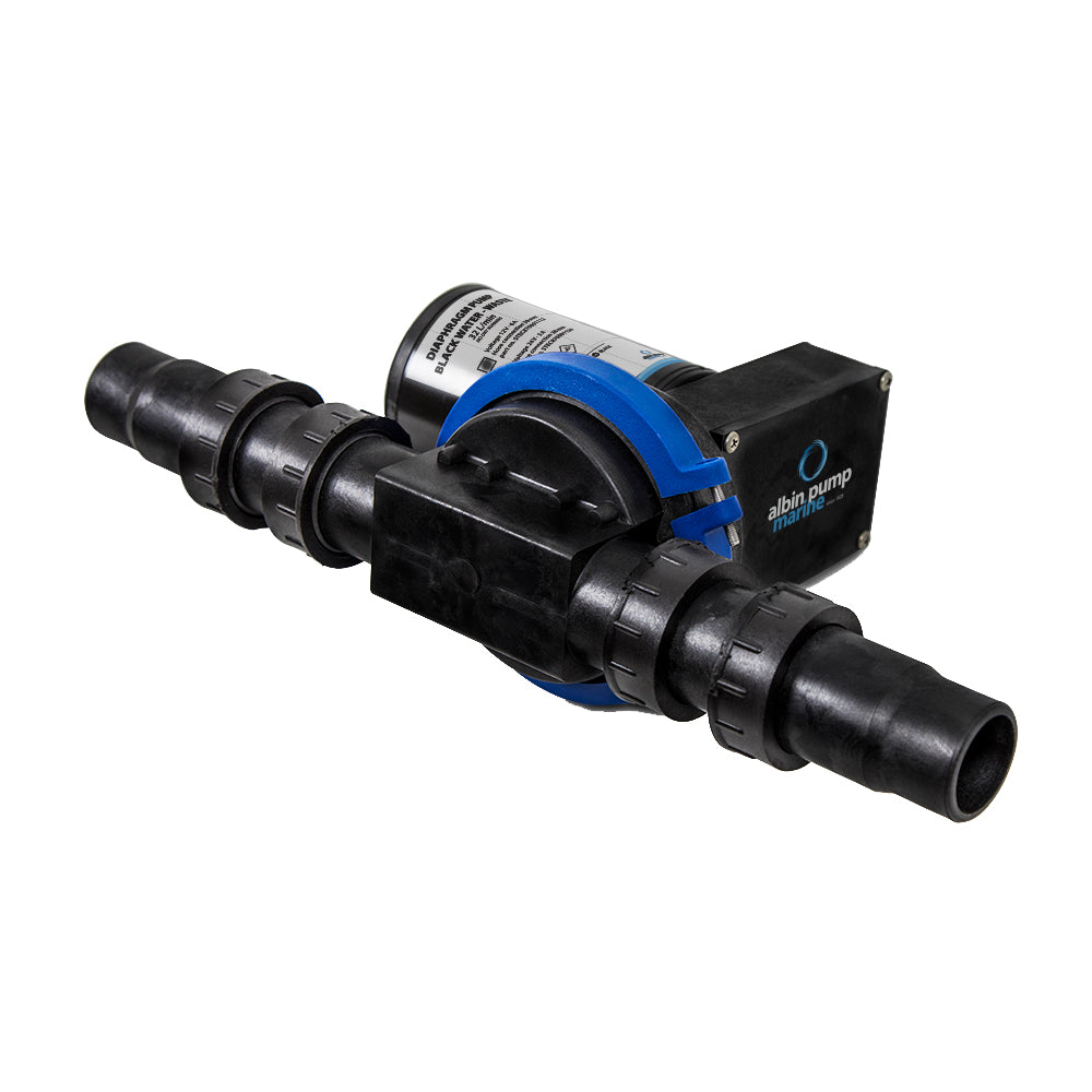 Albin Group Waste Water Diaphragm Pump, 32L (8.5 GPM), 24V