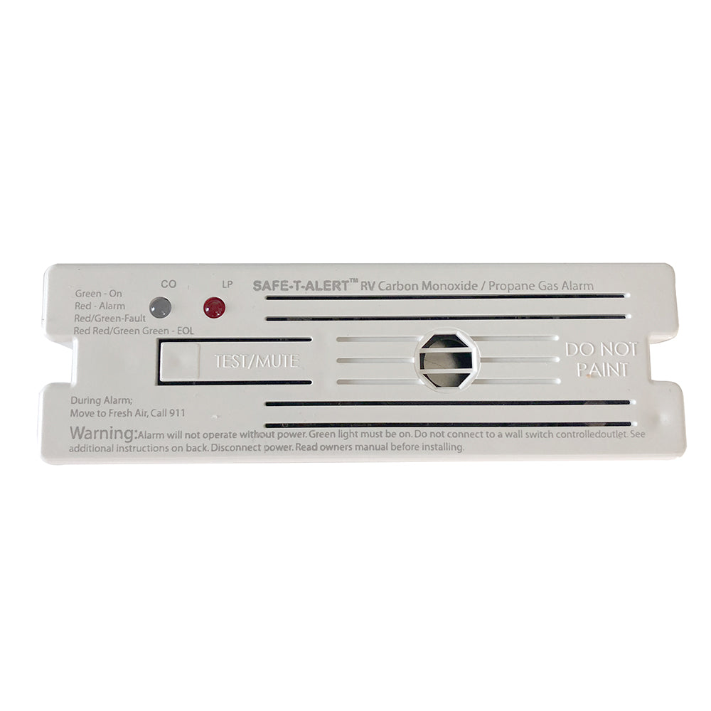 Safe-T-Alert 35 Series Dual CO/Propane Alarm, 12V RV Surface Mount, White