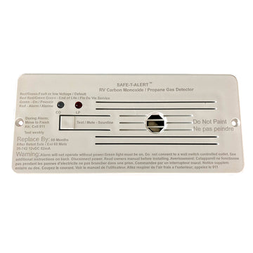 Safe-T-Alert 35 Series Dual CO & Propane RV Alarm, Flush Mount