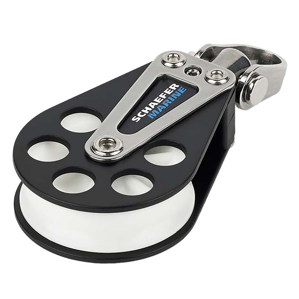 Schaefer Marine 5 Series Single Aluminum Block, 51mm Sheave, 1750 lbs SWL