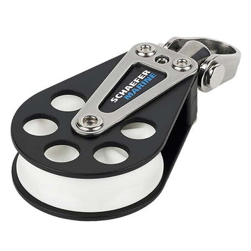 Schaefer Marine 5 Series Single Aluminum Block, 51mm Sheave, 1750 lbs SWL