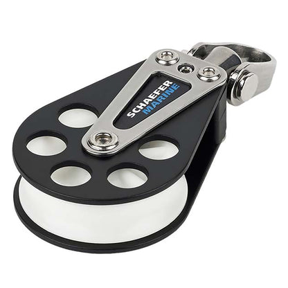 Schaefer Marine 5 Series Single Aluminum Block, 51mm Sheave, 1750 lbs SWL