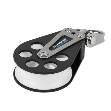 Schaefer Marine Single Aluminum Block, 60mm Sheave, 704-05
