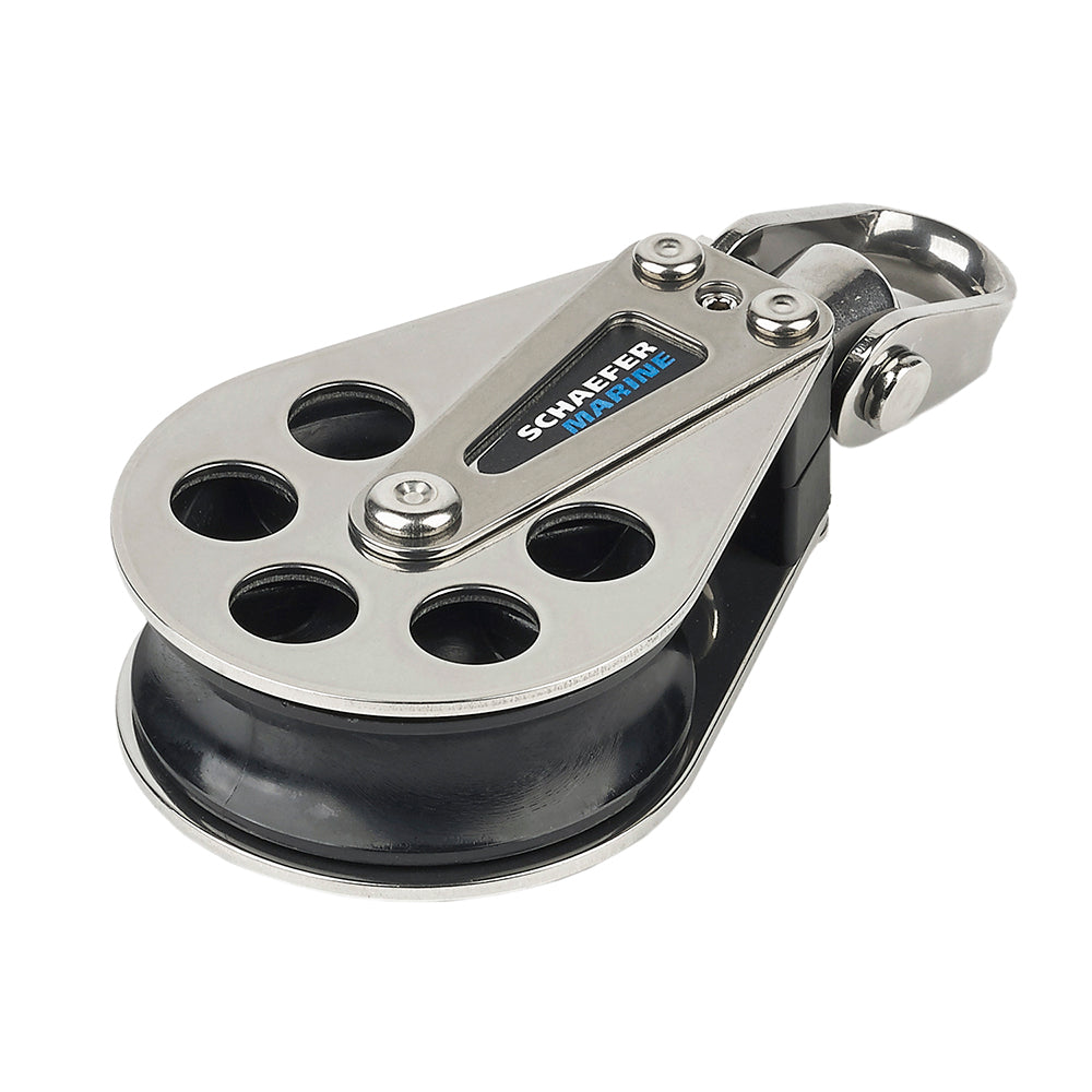 Schaefer Marine Series 7 Single Stainless Steel Block, 60mm Sheave