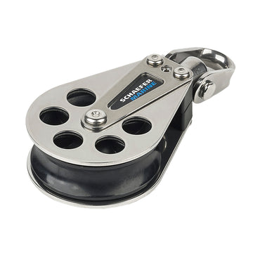 Schaefer Marine Series 7 Single Stainless Steel Block, 60mm Sheave