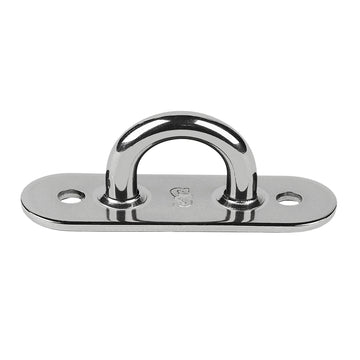 Schaefer Marine Stainless Steel Welded Pad Eye, 3 in. L x 1 in. W