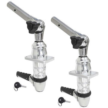 Tigress XD Top Mount Outrigger Bases, Pair – 316 Marine-Grade Stainless Steel