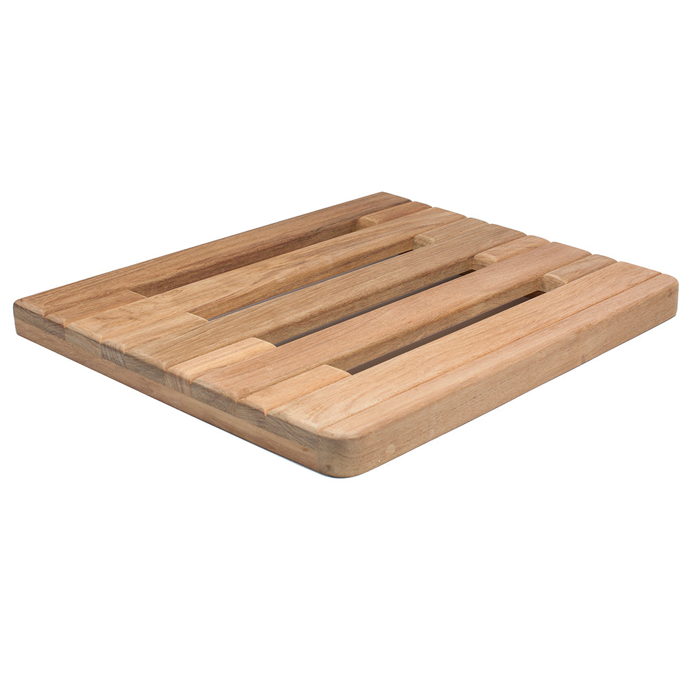 Whitecap Teak Swim Platform, 18" – Marine Grade Durability