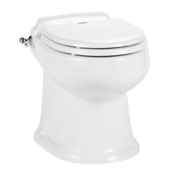 Dometic MasterFlush 8740 Electric Macerating Toilet, 12V, White