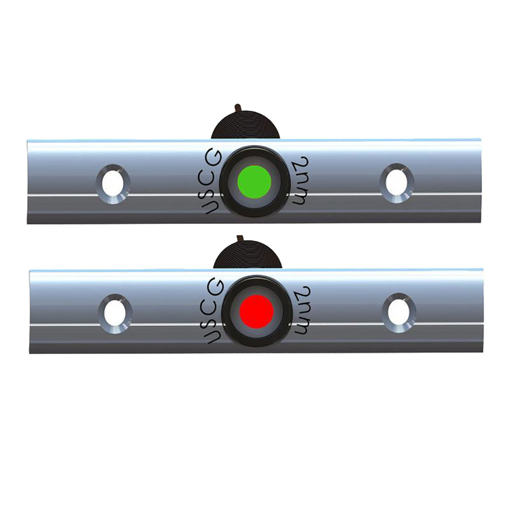 TACO Marine Rub Rail Mounted LED Navigation Light Set - 4 Inch