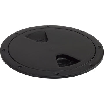 Sea-Dog Screw-Out Deck Plate, Black, 4-Inch – UV Stabilized ABS