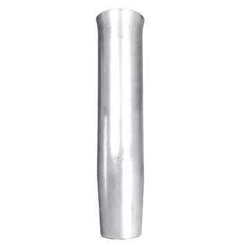 Tigress Weld-On Aluminum Flared Rod Holder, 10-Inch, Mill Finish