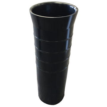 Tigress 8-1/2 Flared Vinyl Replacement Insert Liner, Black