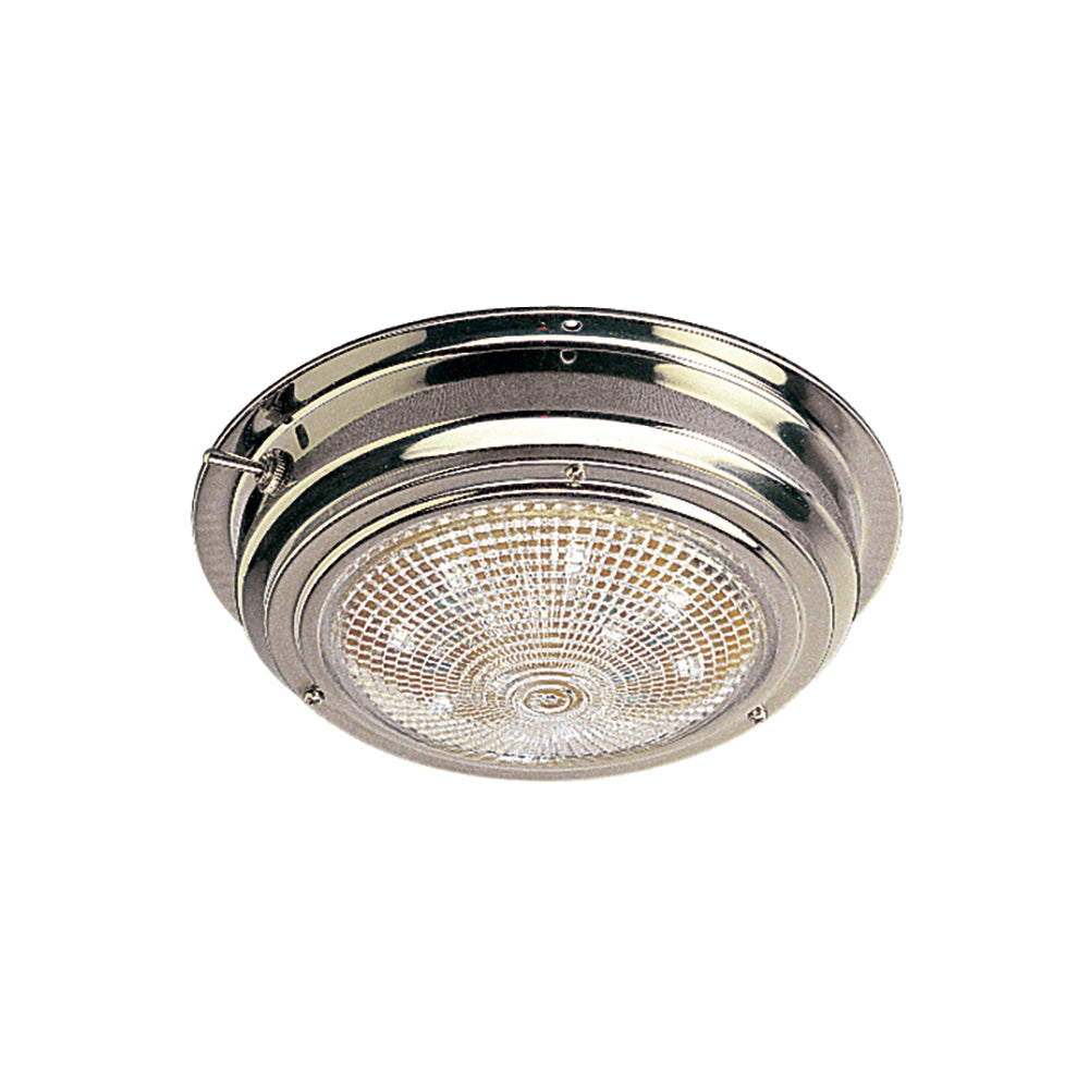 Sea-Dog Stainless Steel LED Dome Light, 4" Lens, 18 White LEDs