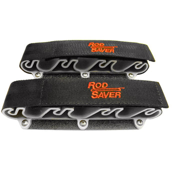 Rod Saver Portable Side Mount 6-Rod Holder with 3M Dual-Lock