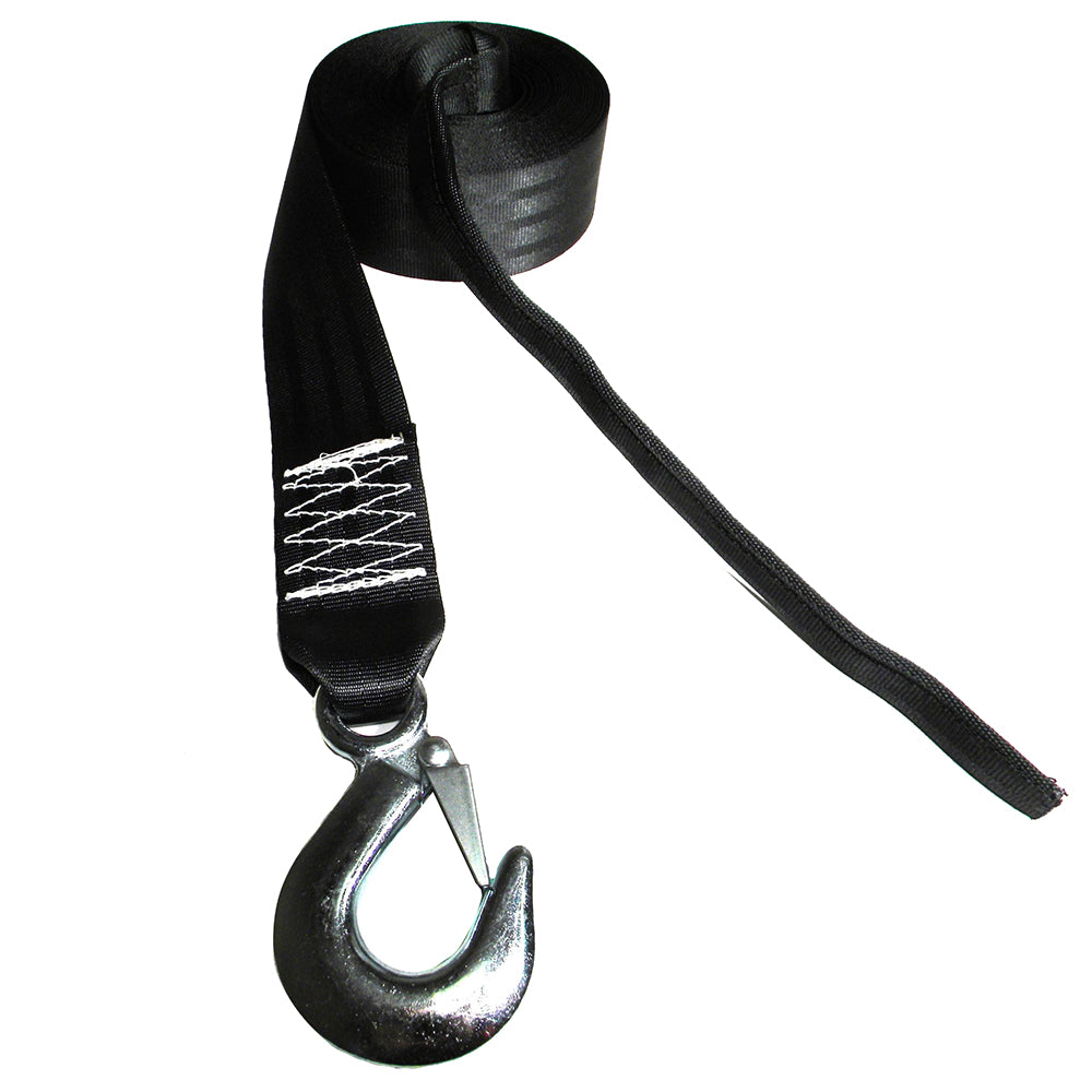 Rod Saver WS16T Winch Strap Replacement with Tail, 16 ft.