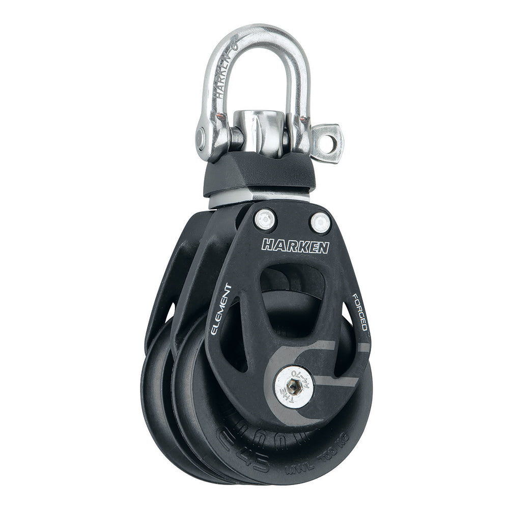 Harken 45mm Element Double Block w/Swivel, 875kg Max Load