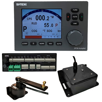 SI-TEX SP38-2 Autopilot Core Pack, 5.7" Color LCD, Fluxgate & Rotary Feedback