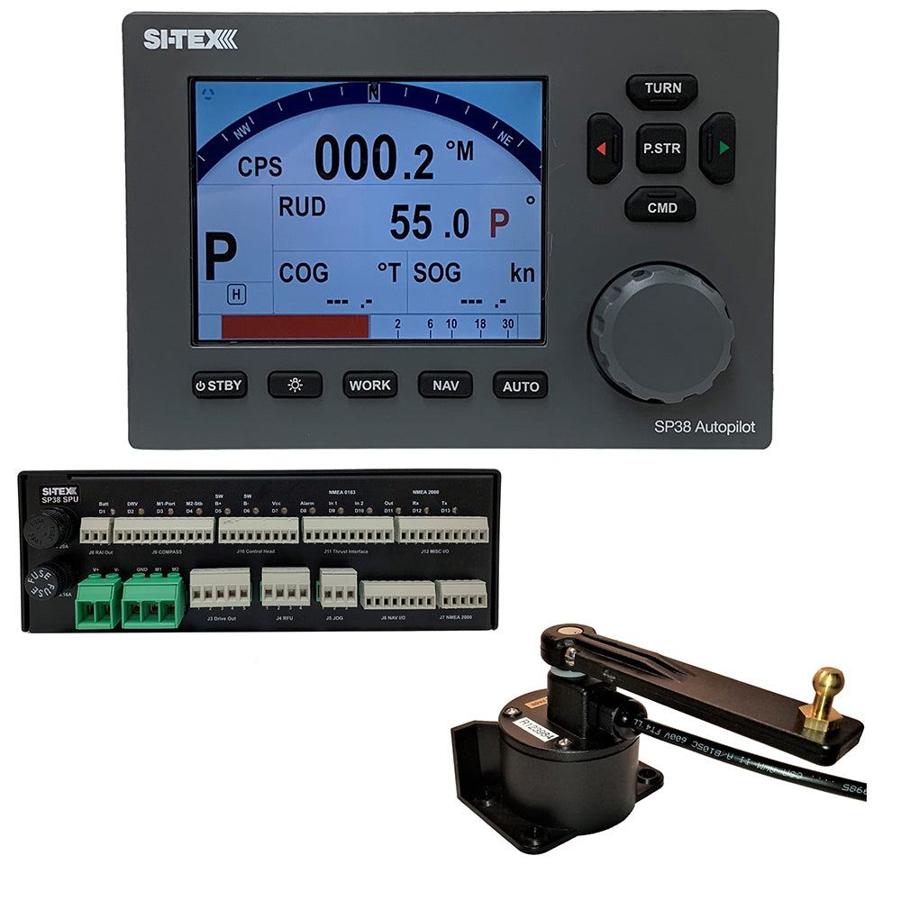 SI-TEX SP38-4 Autopilot Core Pack, Rotary Feedback, NMEA 2000, Ethernet