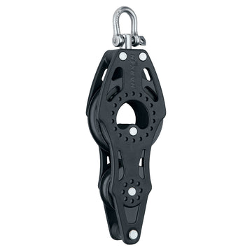 Harken 57mm Carbo Air Fiddle Block with Swivel & Becket, 792lb MWL