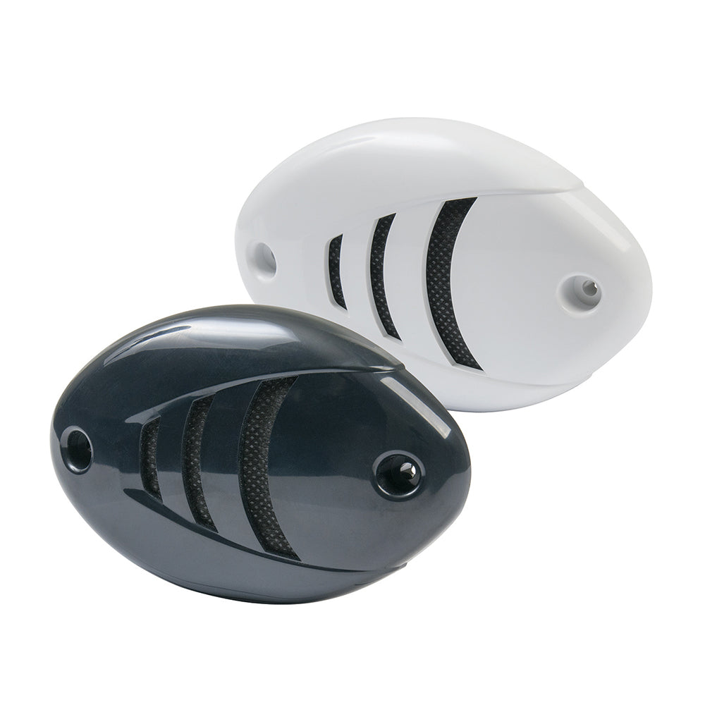 Marinco 12V Drop-In Low Profile Horn, 111 dB with Black & White Grills