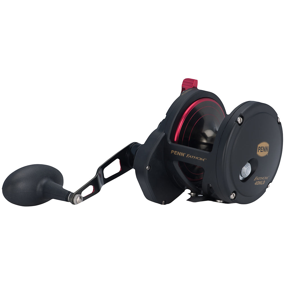 PENN Fathom Lever Drag 2-Speed Conventional Fishing Reel, 40N, Right-Hand Retrieve