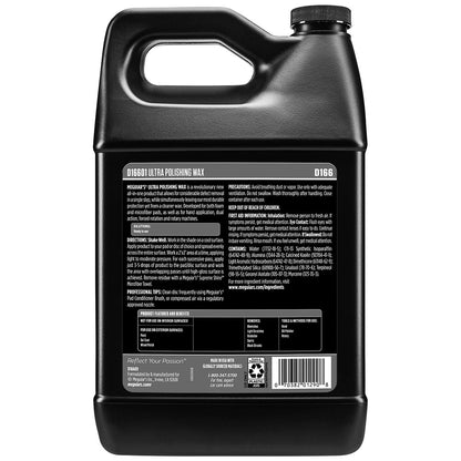 Meguiar's D166 Ultra Polishing Wax, 1 Gallon (Case of 4)