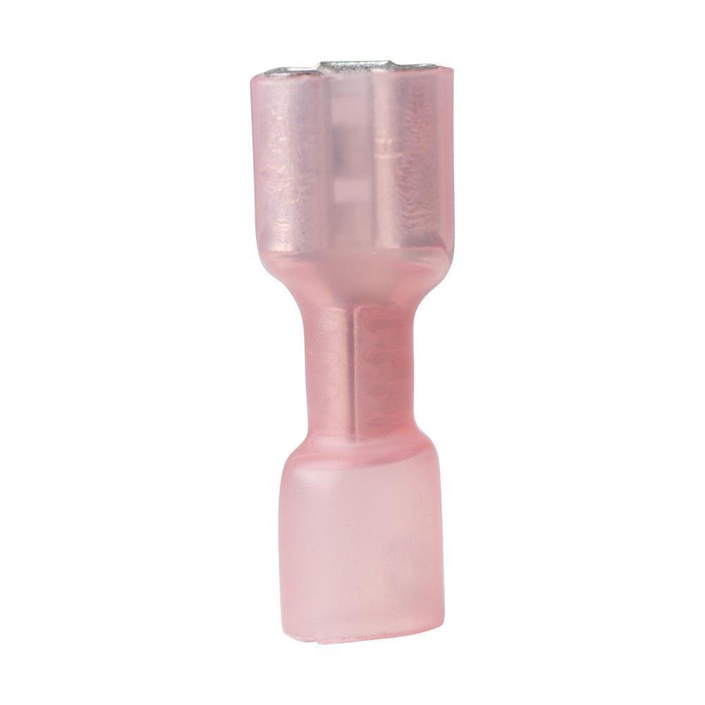 Ancor Heat Shrink Female Disconnect, 22-18 AWG, .187 Tab – 100 Pack, UL Listed