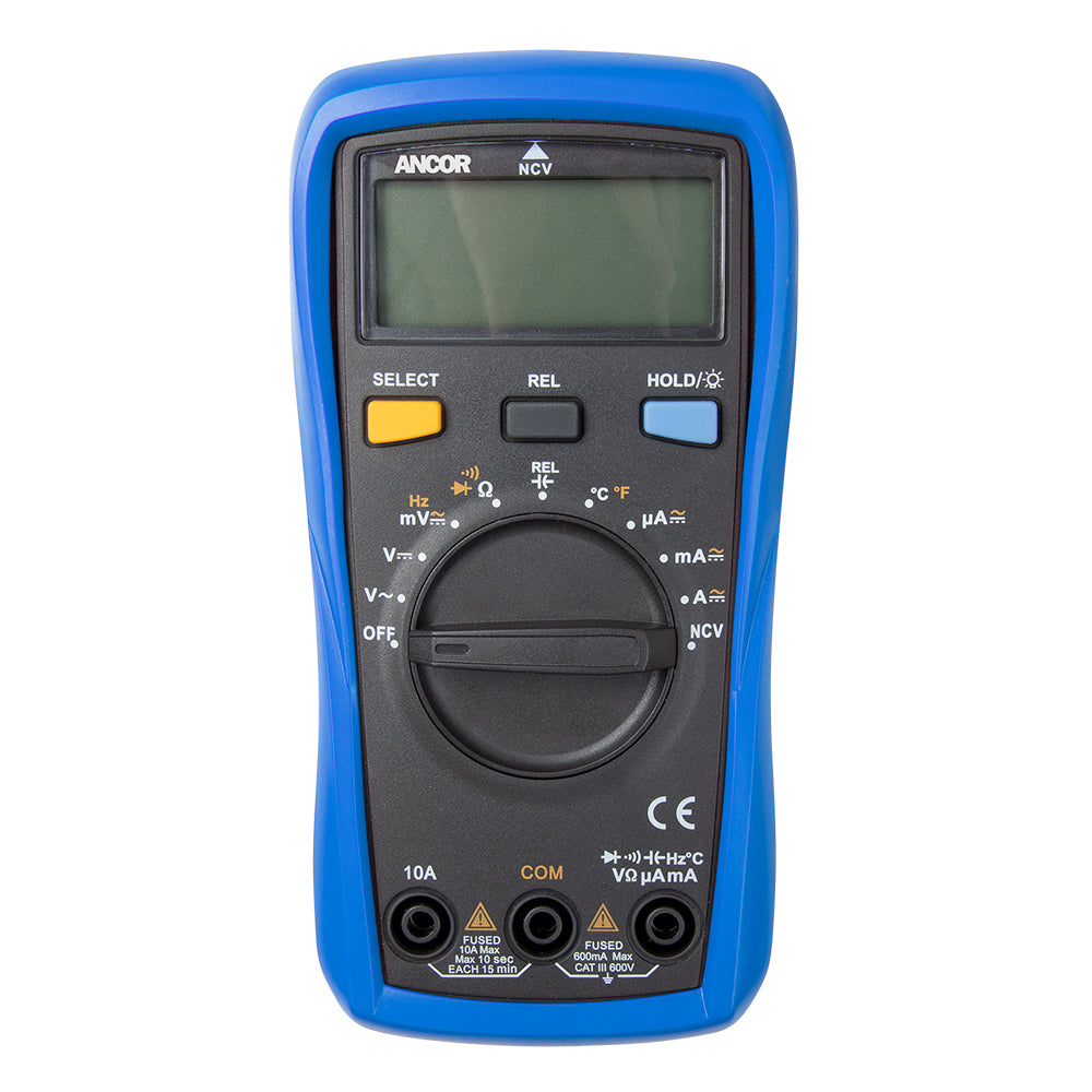 Ancor 703073 True RMS Digital Multimeter, 12 Functions
