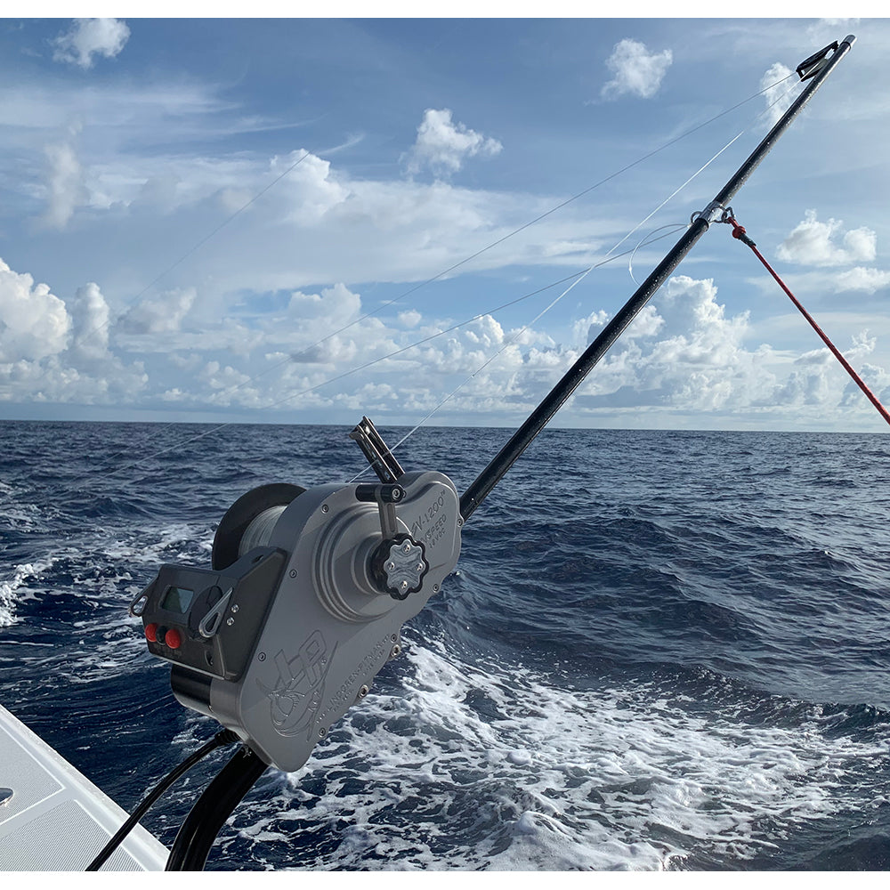 Tigress XD Poseidon Dredge Boom, 7' Heavy-Duty Fiberglass for Offshore Fishing