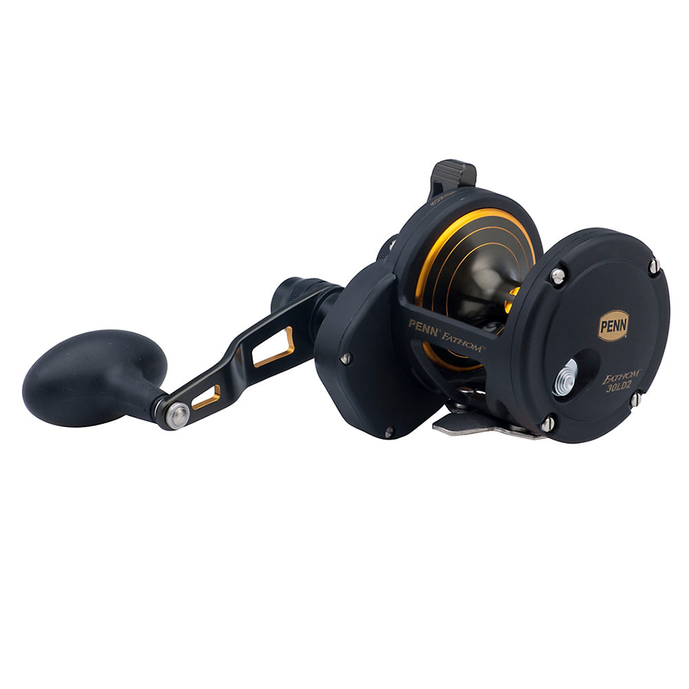 PENN Fathom FTH30LD2 Lever Drag 2-Speed Conventional Reel, Right-Hand Retrieve