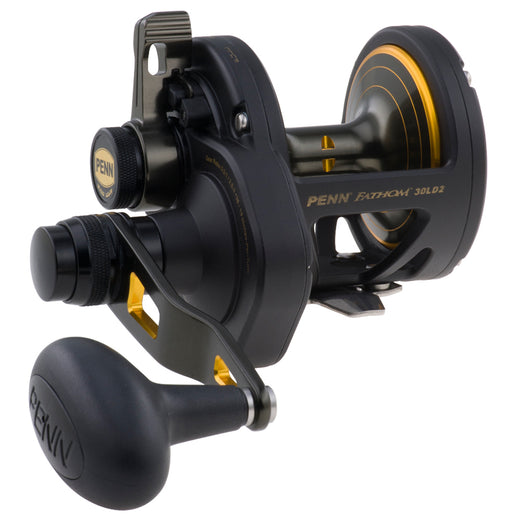 PENN Fathom FTH30LD2 Lever Drag 2-Speed Conventional Reel, Right-Hand Retrieve