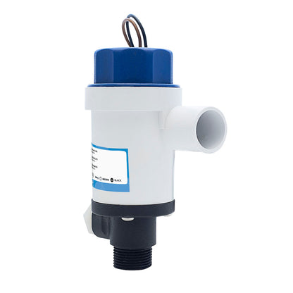 Albin Group Twinport Aerator Pump, 1100 GPH, 12V – Short Stack