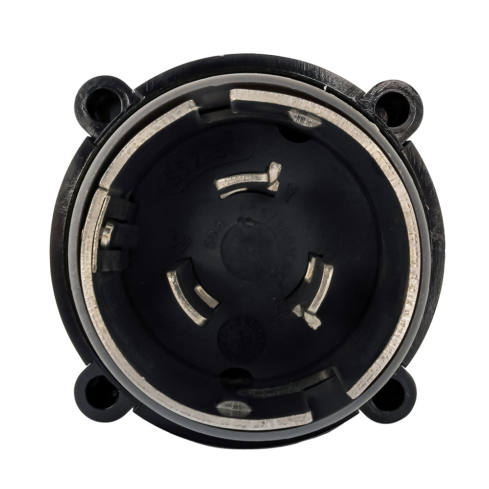 Camco Power Grip Marine Locking Adapter, 50A Male/30A Female, 12" - Weatherproof