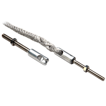 C. Sherman Johnson Splice Eye with Threaded Stud, 5/16"-24 x 2-1/2" LH