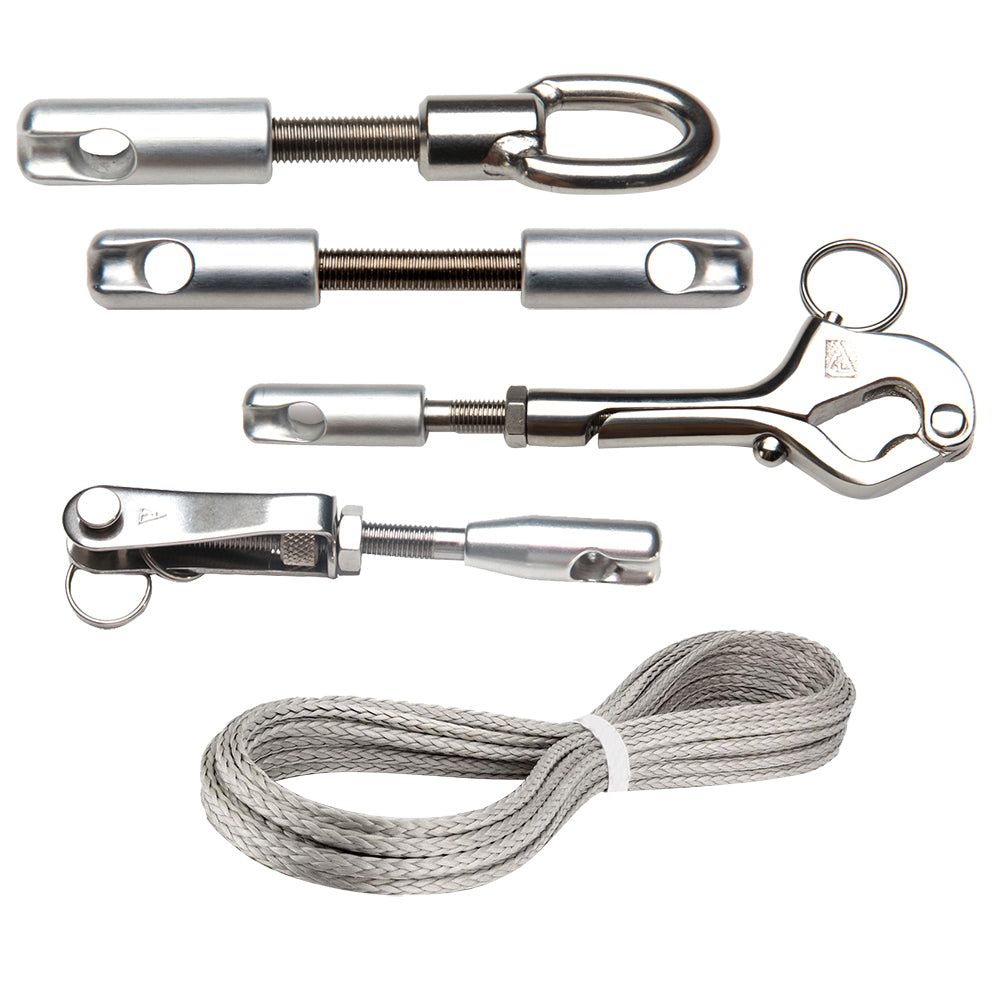 C. Sherman Johnson Splice Line Gate Kit, Midship – 6ft 1/4" Dyneema, USA Made