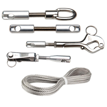 C. Sherman Johnson Splice Line Gate Kit, Midship – 6ft 1/4" Dyneema, USA Made