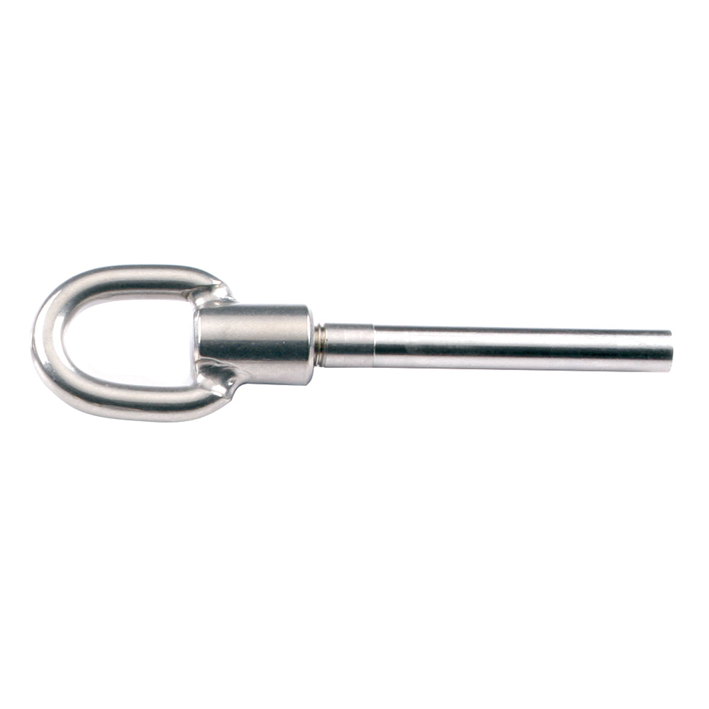 C. Sherman Johnson Single Threaded Gate Eye, 3/16", 316 Stainless Steel, USA