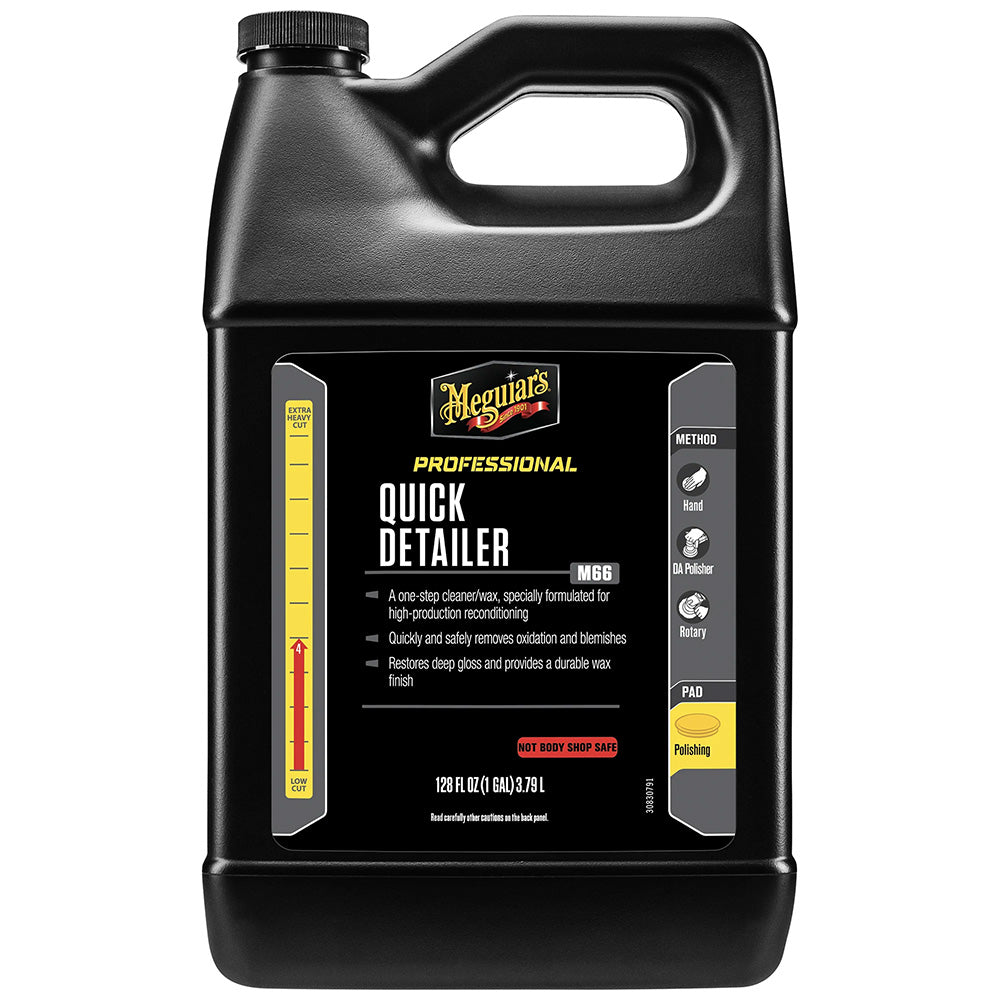 Meguiar's Mirror Glaze Quick Detailer M6601, 1 Gallon Cleaner/Wax