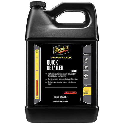 Meguiar's Mirror Glaze Quick Detailer M6601, 1 Gallon Cleaner/Wax