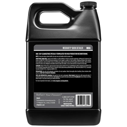 Meguiar's Mirror Glaze Quick Detailer, 1 Gallon (Case of 4)